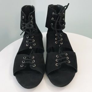 & other stories sandals black sz 8